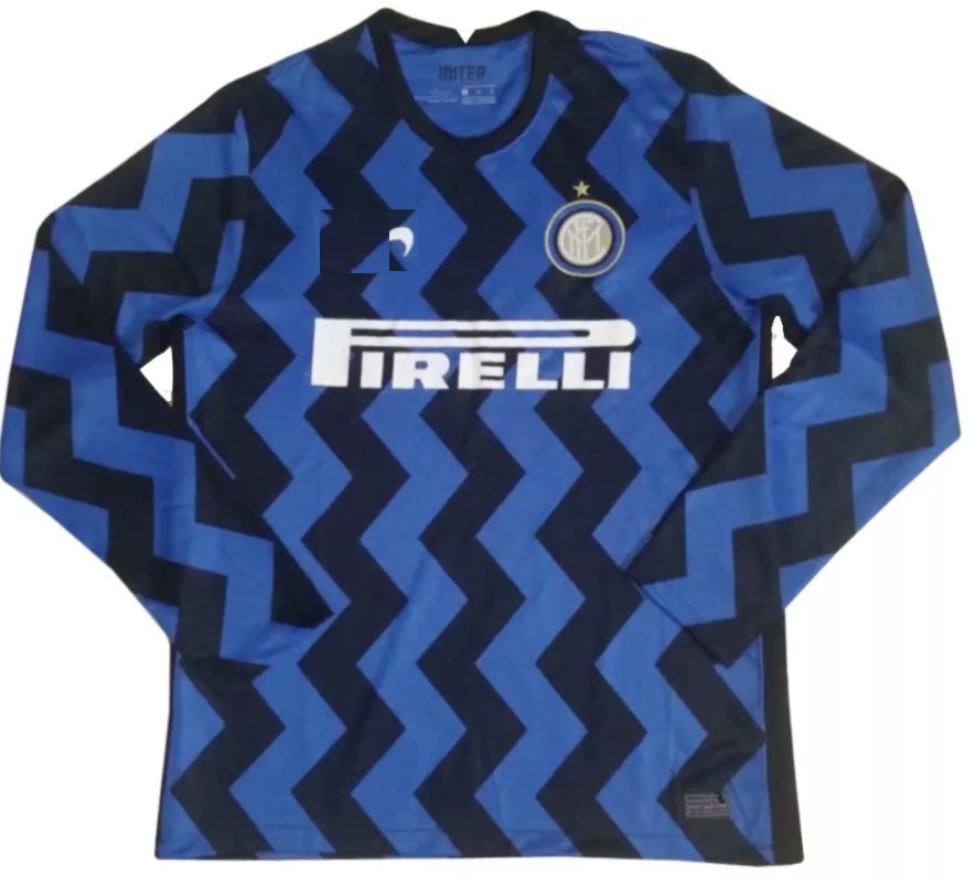Camisa Inter de Milão 2020 2021 I Home  Jogador manga comprida